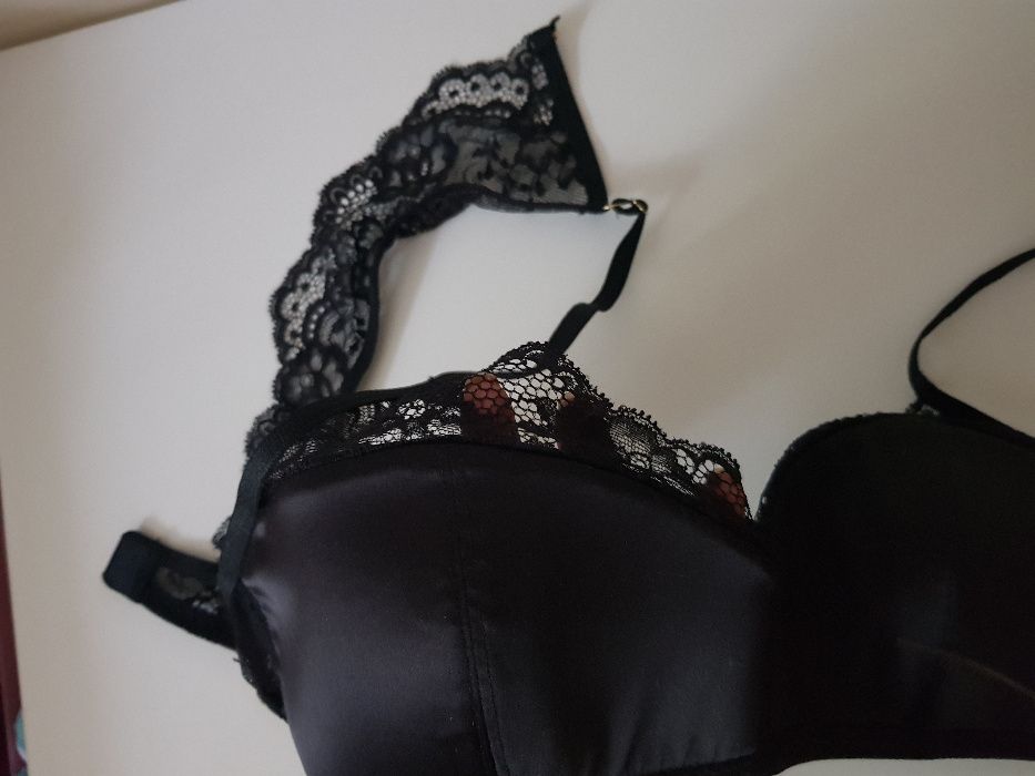 Nowy biustonosz koronkowy h&m 40 c75
