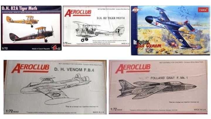 Kits aviões 1:72 Ingleses