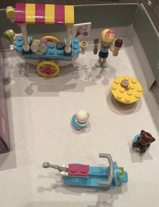 Lego friends gelataria com caixa