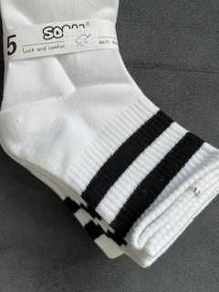 Super Skarpety  Bawełniane 35-38 5 par  (JJ036)