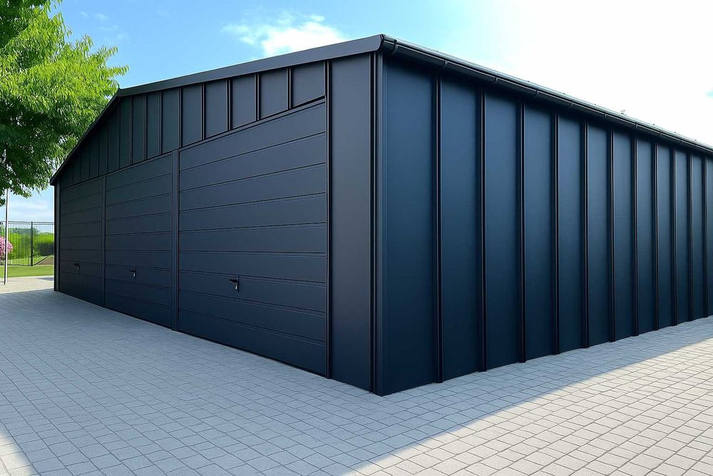 Garaż blaszany blaszak 6x6