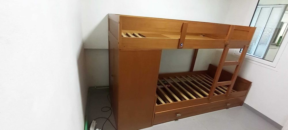 Beliche com 2 + 1 camas