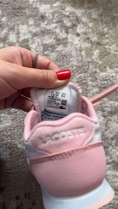 Ténis menina Lacoste
