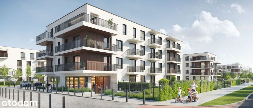 2-pokojowe mieszkanie 41m2 + ogródek Bezpośrednio