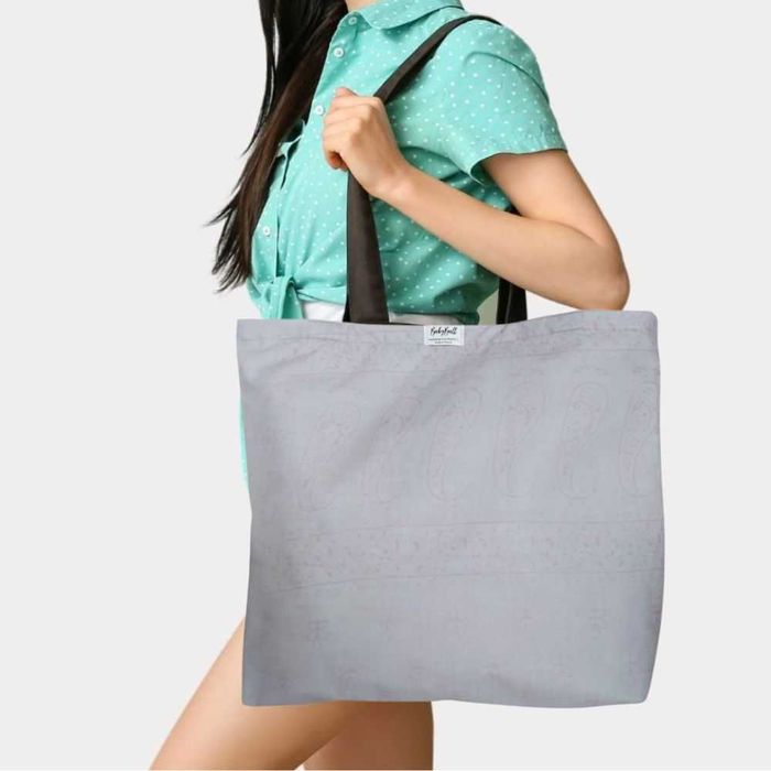 Torba na zakupy „LIGHT GREY” – delikatna elegancja na co dzień