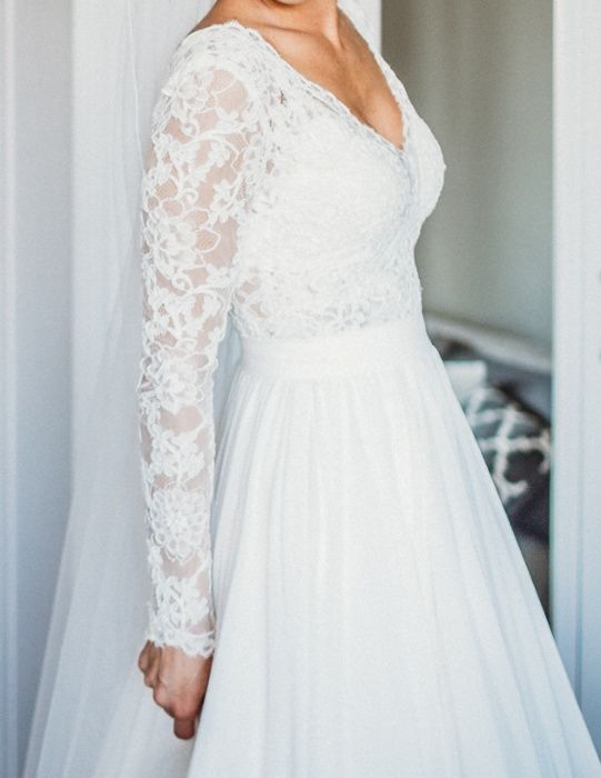 Suknia ślubna xs 34 jak nowa