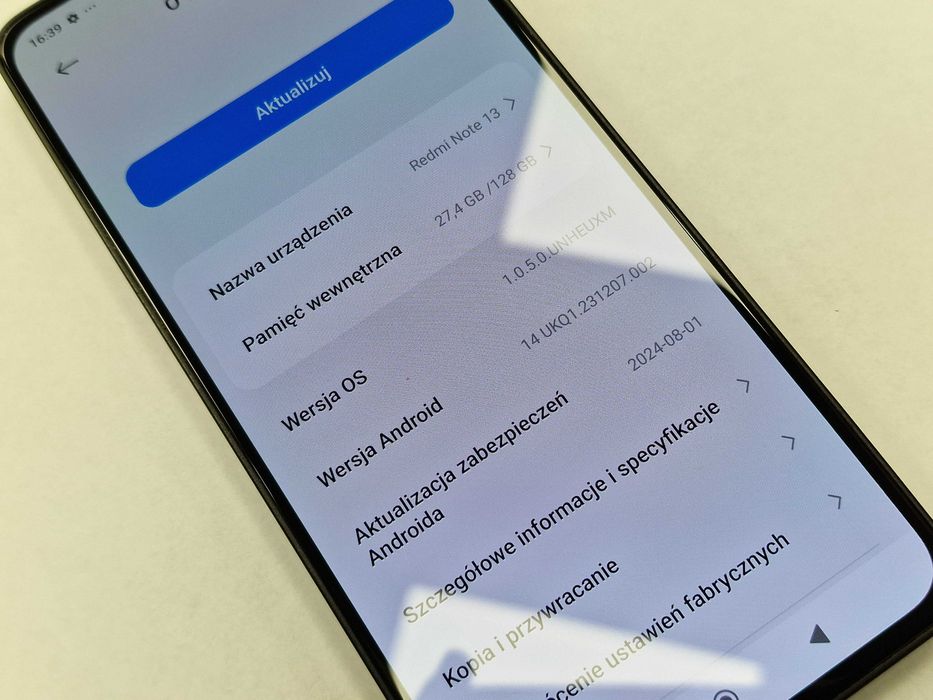 Xiaomi Redmi Note 13 4G/ 6GB/ 128GB/ Midnight Black/ Grade A- + ładowa