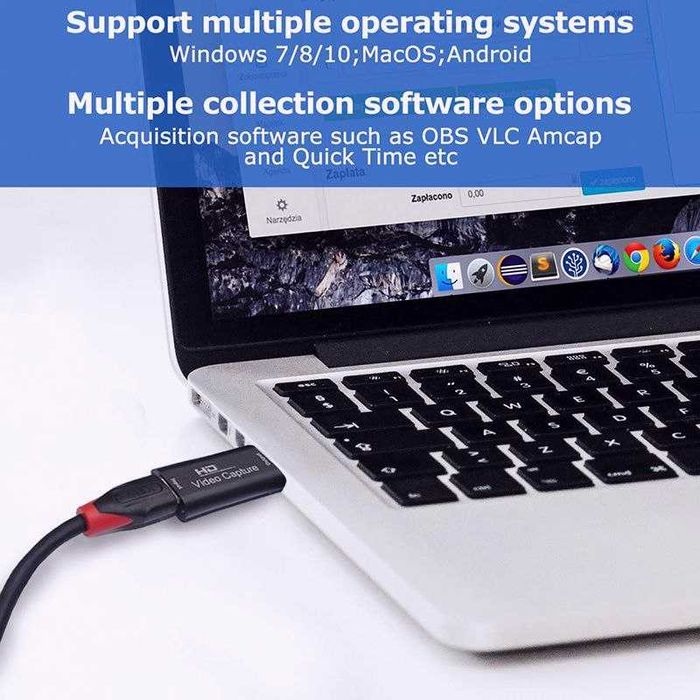 Карта видеозахвата HDMI-USB 2.0 4K/1080p для стримов и записи