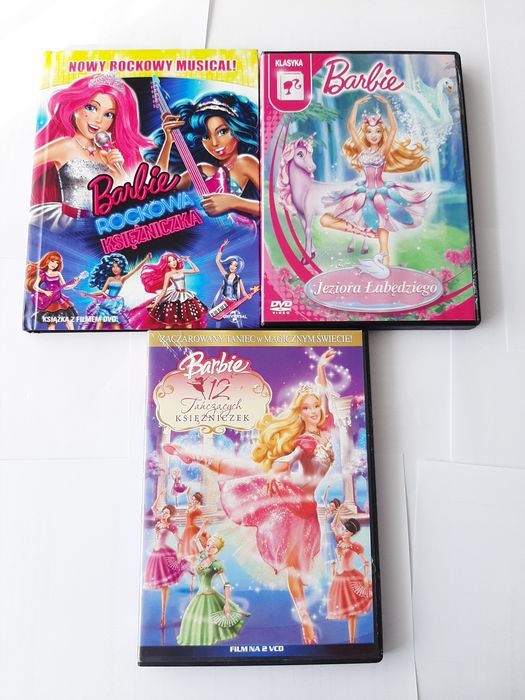 Barbie płyty dvd zestaw