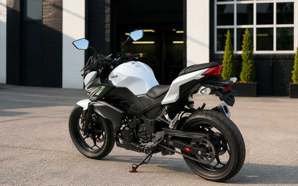 Kawasaki Z250 2013 рік, білий, пробіг лише 6 872 км