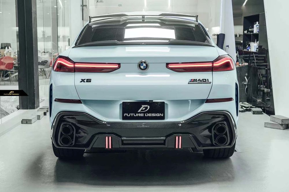 Спойлер BMW X6 G06 накладка на багажник ляду бленда козырек  стекло Х6