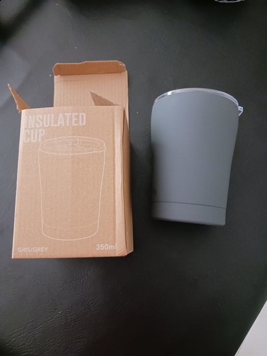 Copo térmico NOVO -  350 ml - cinzento