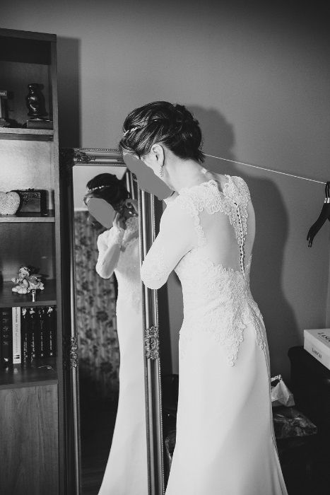 Piękna suknia ślubna