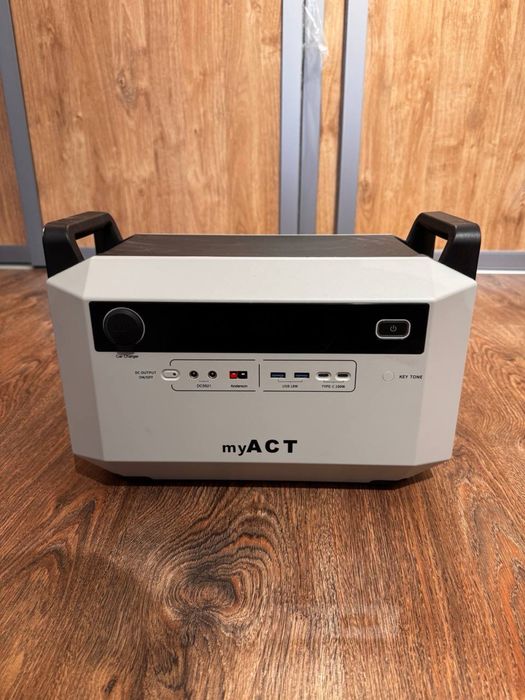 Портативна зарядна станція myACT 1000W — для дому та подорожей
