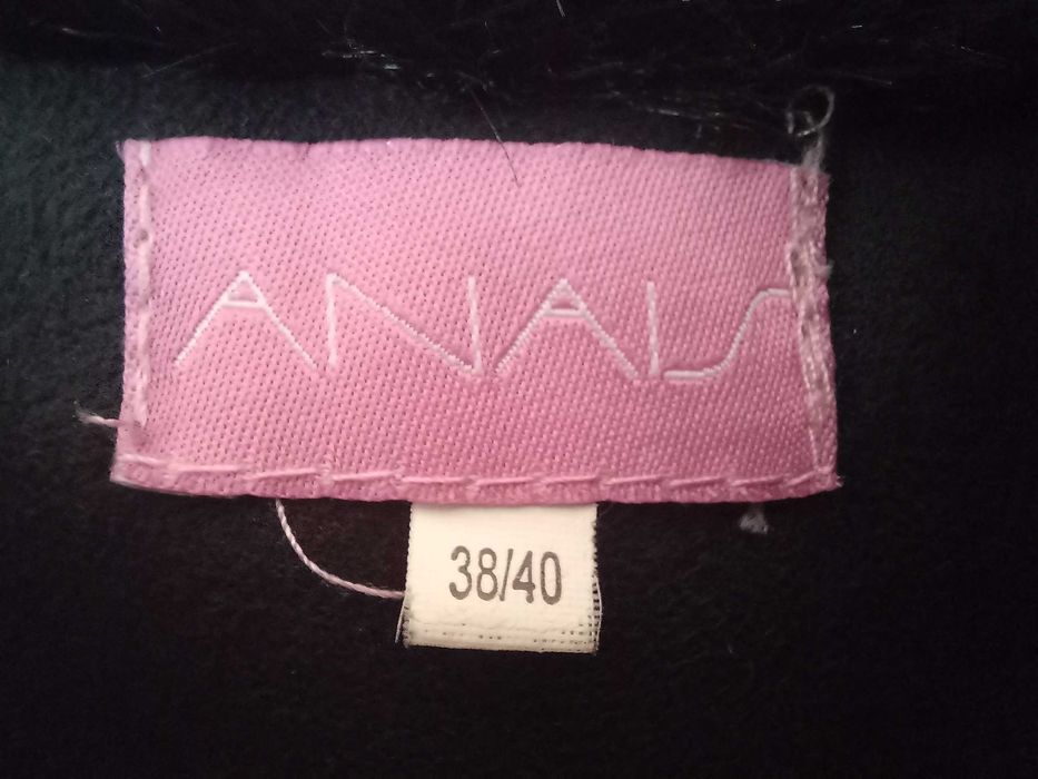 Casaco Comprido Preto Mulher - Anais