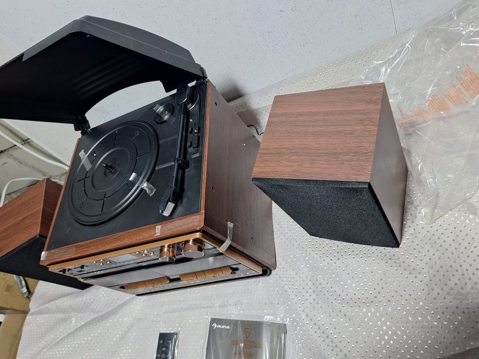 Стереосистема Музыкальный центр Auna Wood 388-BT