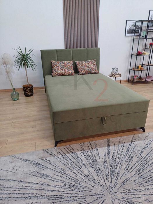 Łóżko kontynentalne   Pod wymiar,bonell ,pojemnik na pościel +Gratis
