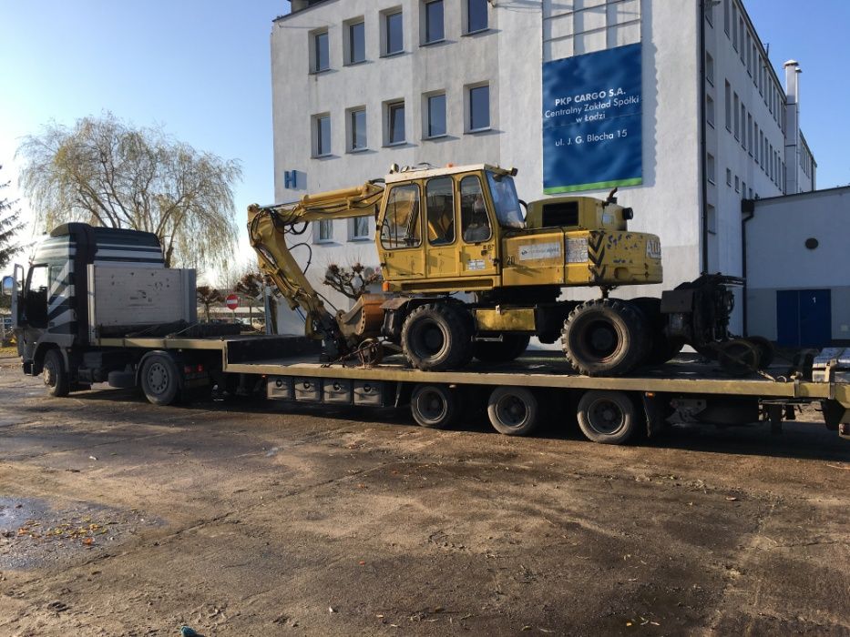 Transport niskopodwoziowy, niskopodwozie maszyn budowlanych rolniczych