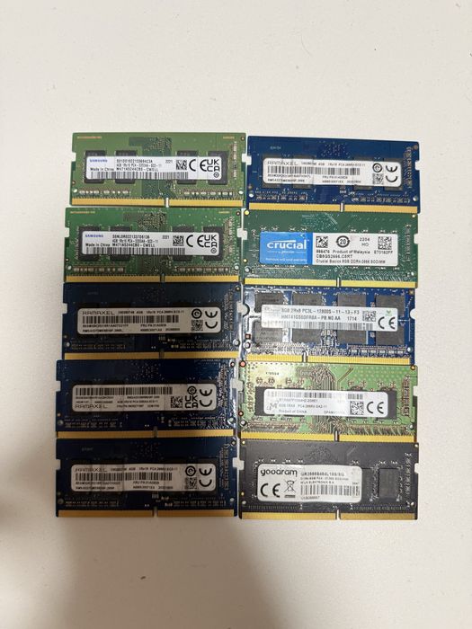 ОЗП ноутбуків SSD nvme 256 512DDR3 DDR4 16gb 8gb 4gb