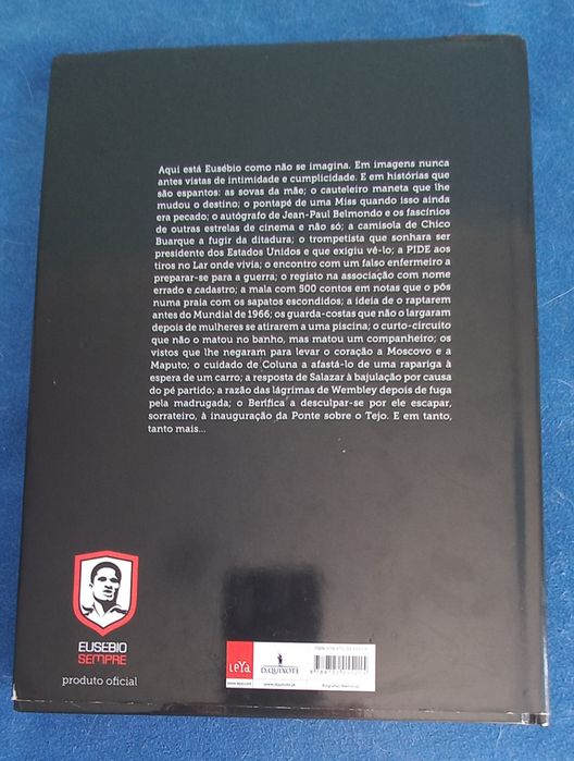 Livro sobre Eusébio, Benfica,de António Simões. PORTES GRÁTIS.