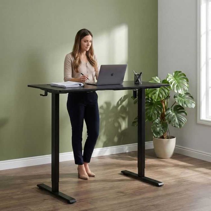 NOWE Biurko Elektryczne Gamingowe Regulowane Podnoszone z Regulacją FV