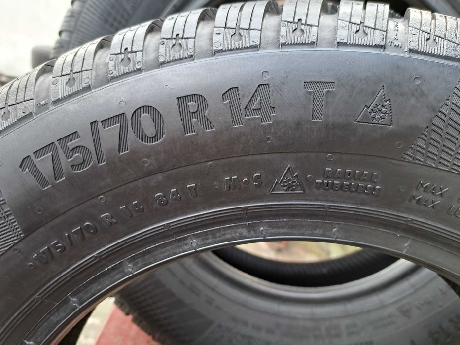 Opony zimowe 175/70 R14 Continental Montaż i wyważanie gratis!