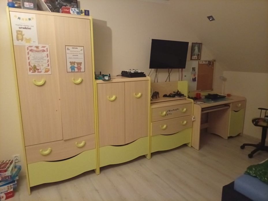 Meble dziecięce młodzieżowe Mega zestaw Smail