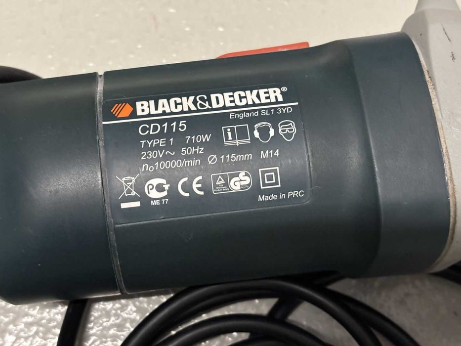 szlifierka kątowa Black Decker