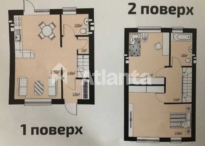 Таунхауси, зданий в ЕКСПЛ.,можна під єОселя