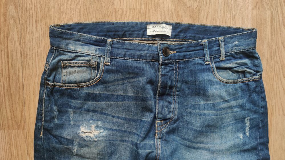 Шорты бриджи джинсовые Zara