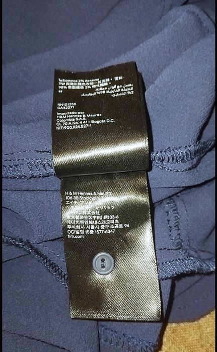 Krótki kombinezon damski H&M granatowy