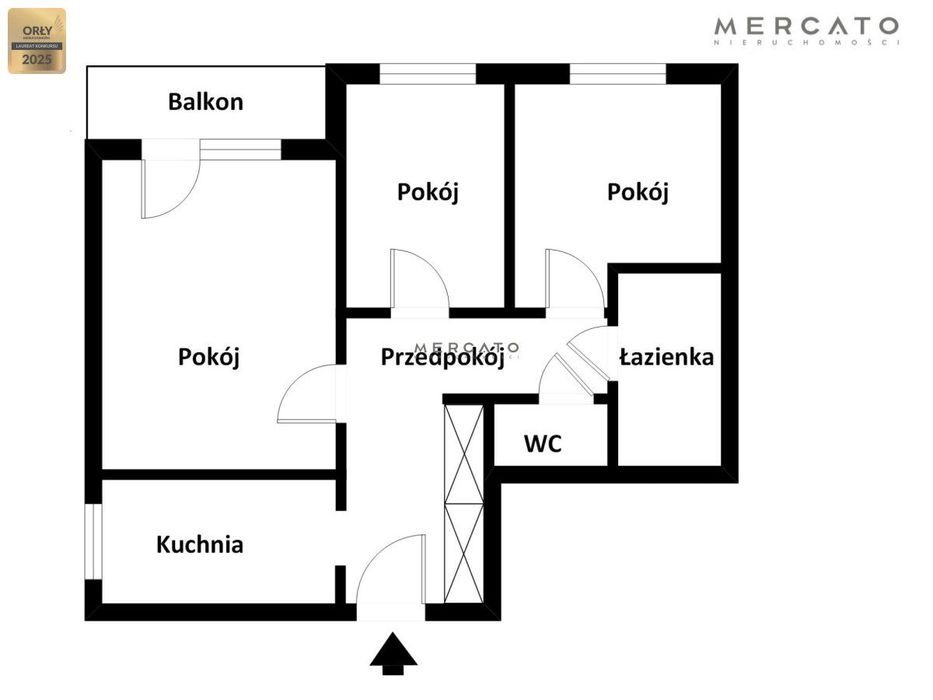 3 pokoje, ul. Kopernika, Ząbki.