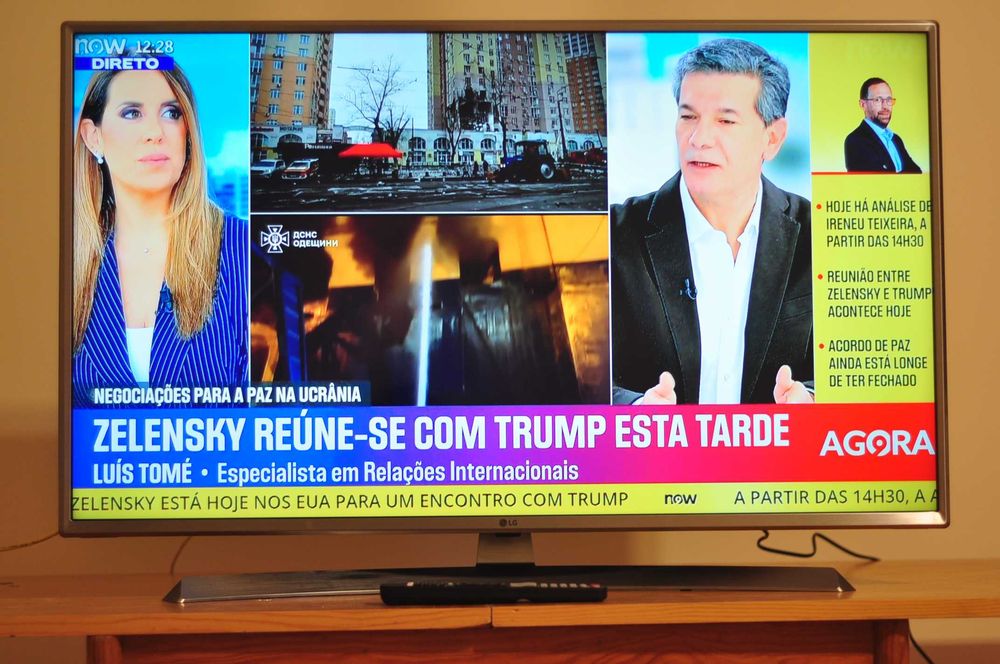 televisão LG smart tv 4K ultra HD WiFi tamanho 43" em excelente estado