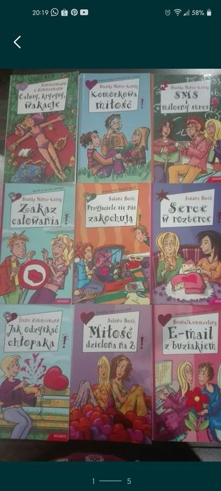 Książki dla nastolatki zestaw.