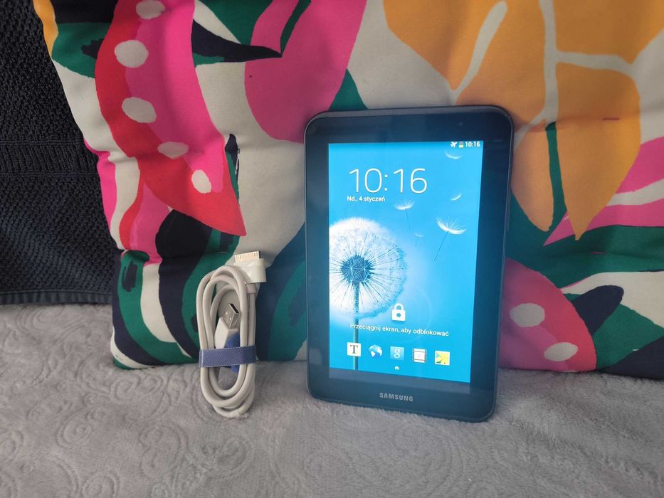 Tablet Samsung Galaxy Tab 2 7.0 na karte SIM + ladowarka