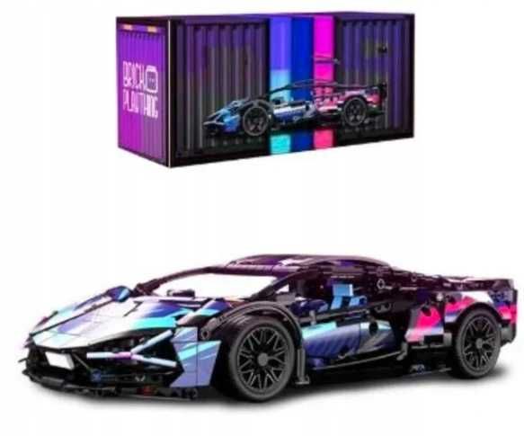 Zestaw Klocków Konstrukcyjnych Lamborghini Cyberpunk – 1314 El