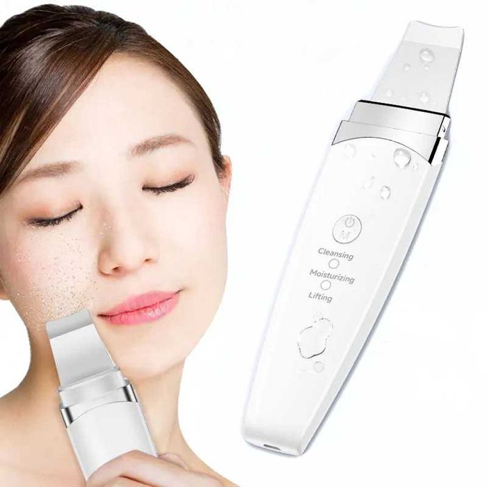 Ультразвуковий скрабер для чищення обличчя ліфтинг омолодження