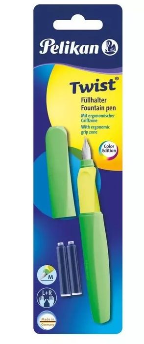Pelikan. Pióro wieczne Twist + 2 naboje. Pelikan AG. Nowy Produkt