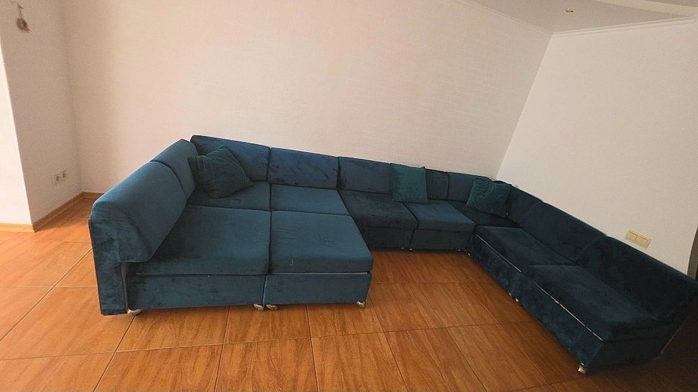 Диван модульный трансформер Изумруд