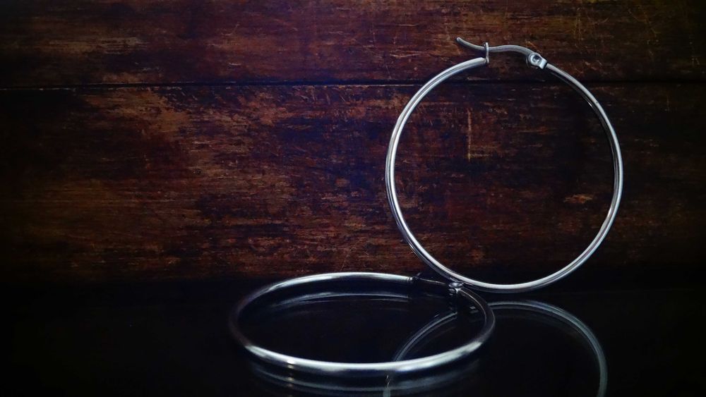 Brincos argolas piercings de orelha aço inoxidável