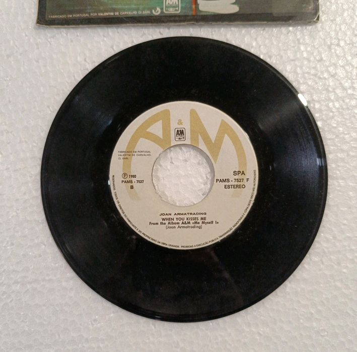 Joan Armatrading Me Myself I PT 1980 A&M Records Disco Vinil Single 7"