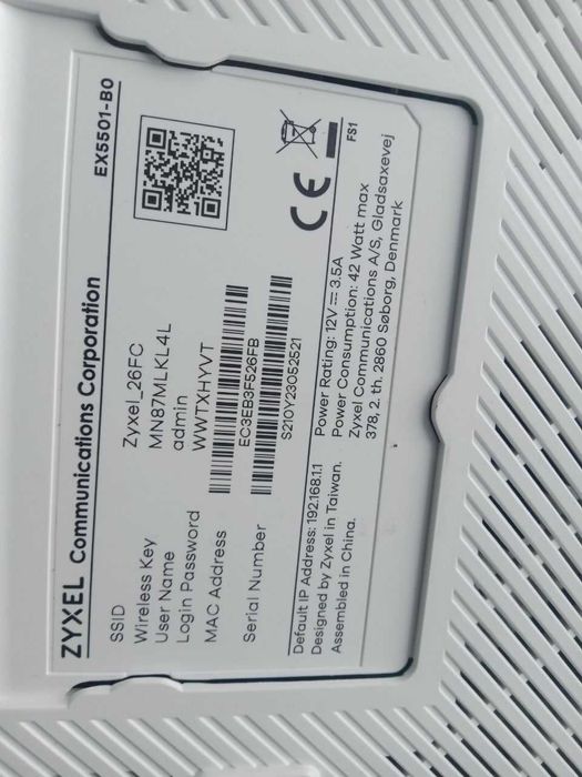 Точка доступа  Zyxel EX5501