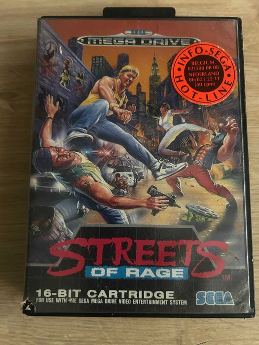 Streets of Rage Sega Mega Drive PAL – pudełko + instrukcja