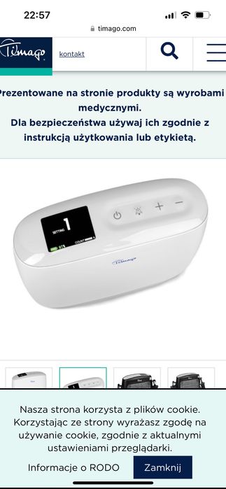 Koncentrator tlenu przenośny SPIRIT 3-używany 3 razy na gwarancji