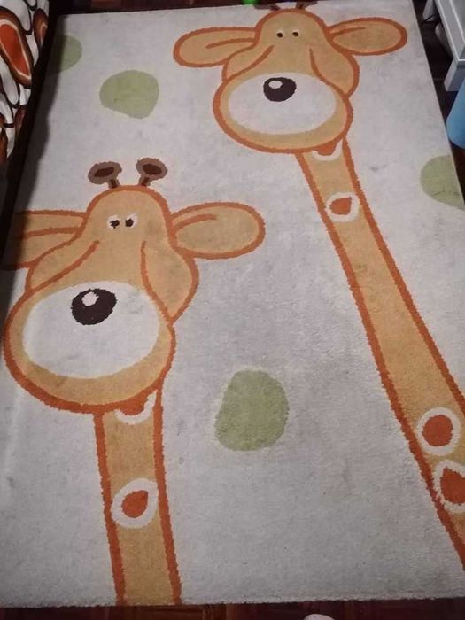 Carpete para quarto de criança com desenhos, para ambos os sexos