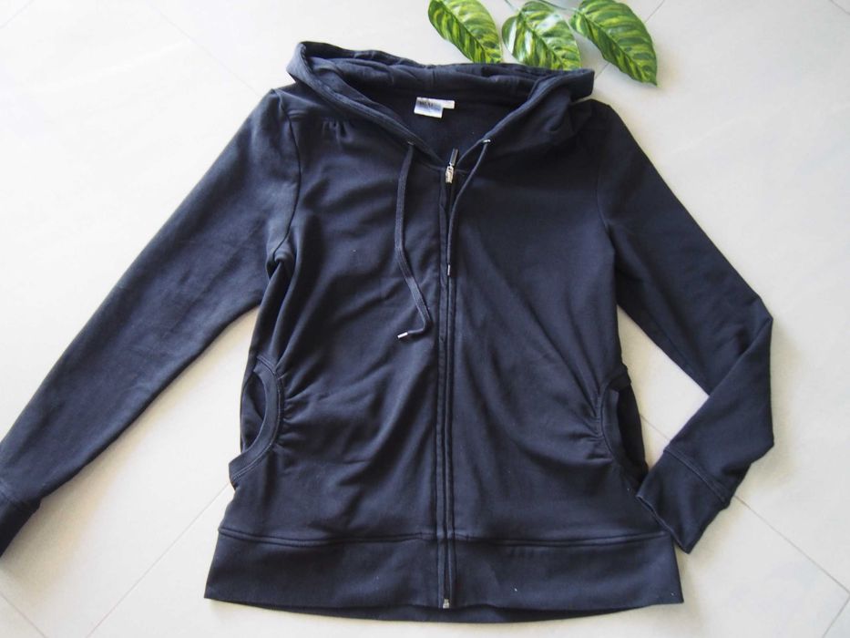 Bluza M/L czarna kaptur rozpinana blu motion