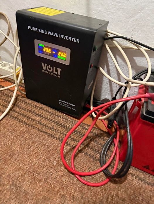 Volt Polska SINUSPRO-1000E 12v 1000W+ Акумулятор Volt Polskа гелевий.