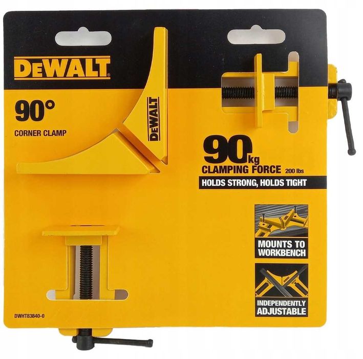 DeWALT DWHT83840-0 Струбцина кутова 90 град. для невеликих навантажень