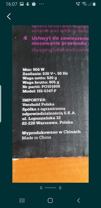 Lokówko-suszarka Cztery w jednym