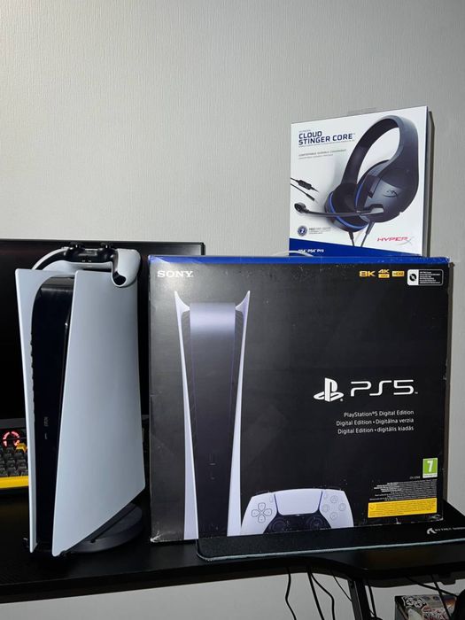 Приставка playstation 5 / ps5 / dualsense / наушники Hyperx